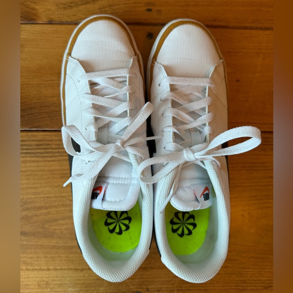Nike Court Legacy Next Nature sneakers in white and woman’s size 10.